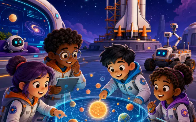 Mission Space: Adventures & Astronauts - Python course for kids and teens